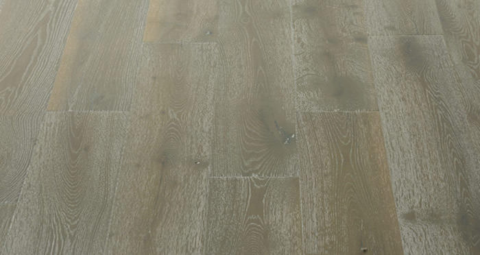 Calvados Grey Oak Brushed & Oiled Engineered Wood Flooring - Descriptive 5
