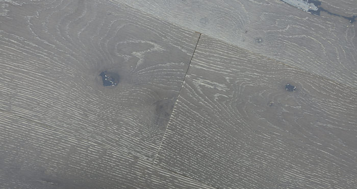 Pewter Oak Brushed & Lacquered Engineered Wood Flooring - Descriptive 4
