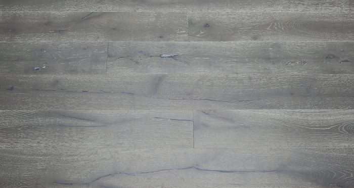 Pewter Oak Brushed & Lacquered Engineered Wood Flooring - Descriptive 5
