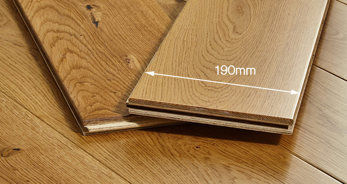 Farmhouse Natural Oak Lacquered Engineered Wood Flooring - Descriptive 3