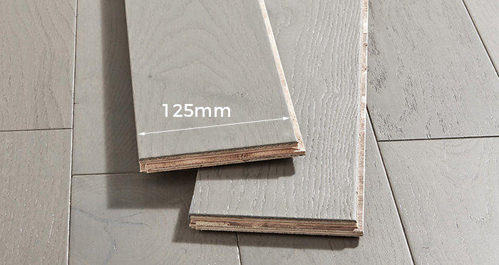 Studio Slate Grey Brushed & Lacquered Engineered Wood Flooring - Descriptive 3