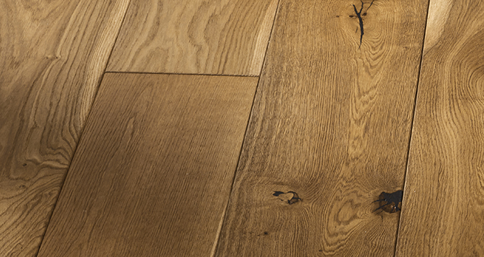 Grand Imperial Golden Smoked Oak Brushed & Lacquered Engineered Wood Flooring - Descriptive 6