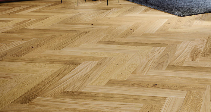 Bayswater Herringbone - Unfinished Oak Engineered Wood Flooring - Descriptive 1