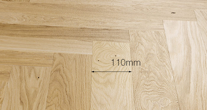 Bayswater Herringbone - Unfinished Oak Engineered Wood Flooring - Descriptive 3