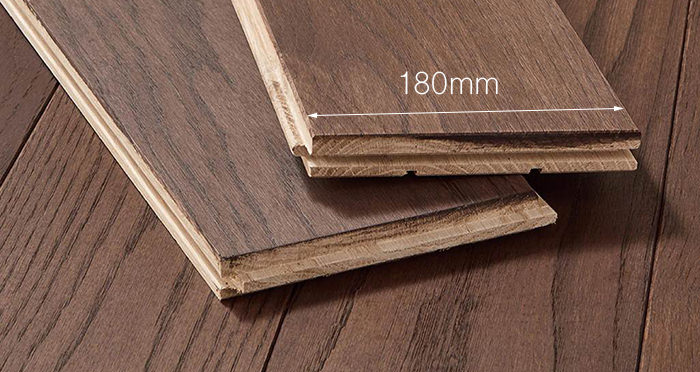 Luxury Chocolate Oak Solid Wood Flooring - Descriptive 3