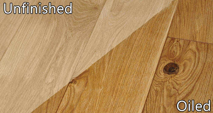 Supreme Unfinished Oak Solid Wood Flooring - Descriptive 6