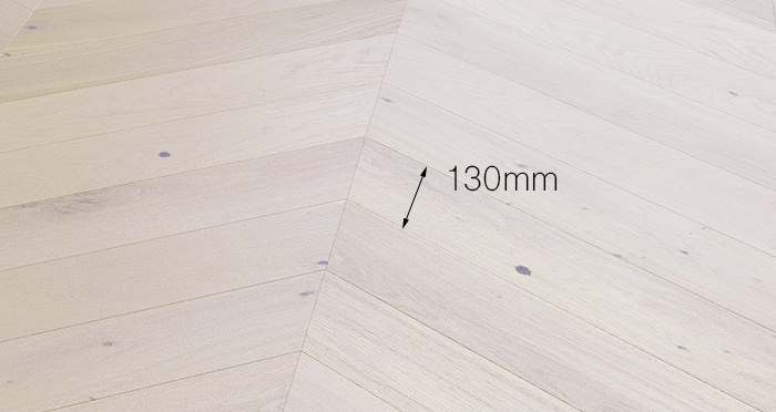 Chelsea Chevron - Cappuccino Oak Brushed & Lacquered Engineered Wood Flooring - Descriptive 3