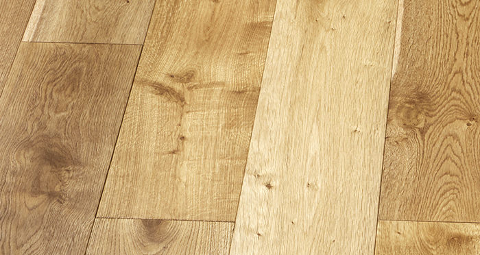 Old Country Golden Smoked Oak Brushed & Lacquered Engineered Wood Flooring - Descriptive 5