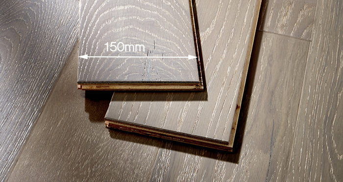 Loft Pearl Grey Oak Brushed & UV Lacquered Engineered Wood Flooring - Descriptive 3