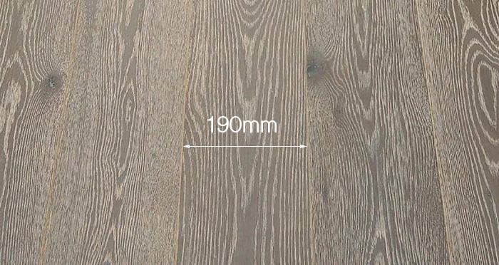 Whitewashed Luxury Platinum Oak Engineered Wood Flooring - Descriptive 3