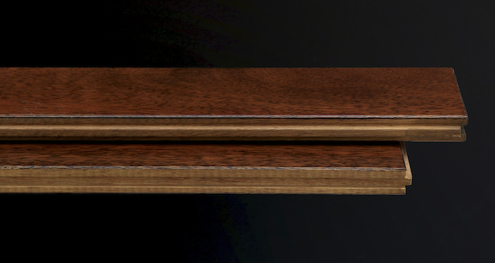 Pacific Mahogany Antique Lacquered Solid Wood Flooring - Descriptive 1