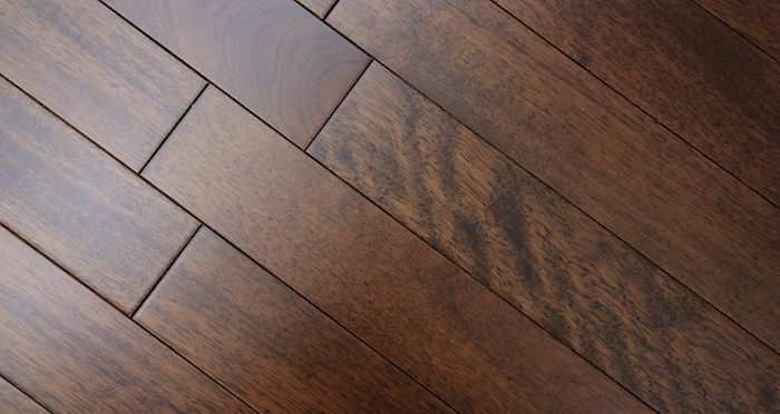 Pacific Mahogany Antique Lacquered Solid Wood Flooring - Descriptive 3