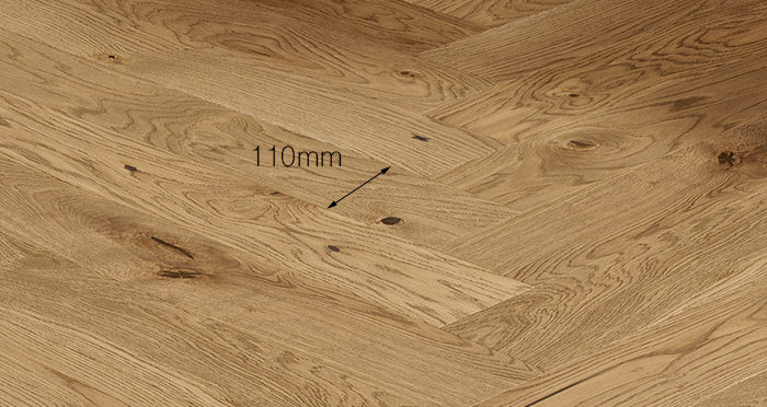 Bayswater Herringbone - Urban Oak Brushed & Lacquered Engineered Wood Flooring - Descriptive 3