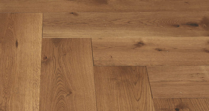 Prestige Herringbone Cinnamon Oak Oiled Engineered Wood Flooring - Descriptive 4