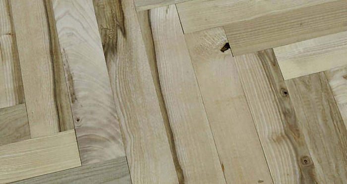 Solid Ash Parquet Unfinished Solid Wood Flooring - Descriptive 1