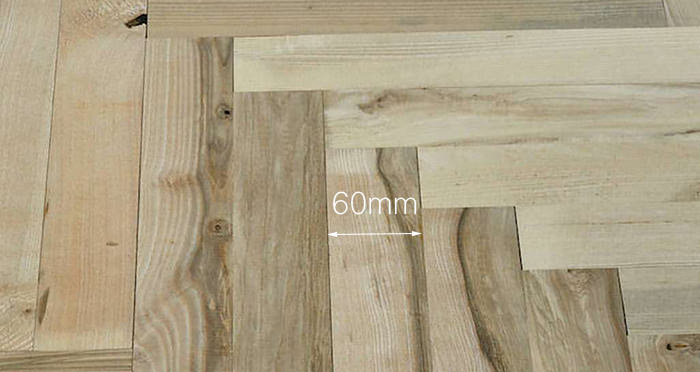 Solid Ash Parquet Unfinished Solid Wood Flooring - Descriptive 4