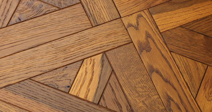 Montpellier Golden Smoked Oak Brushed & Oiled Versailles Tile Engineered Wood Flooring - Descriptive 2
