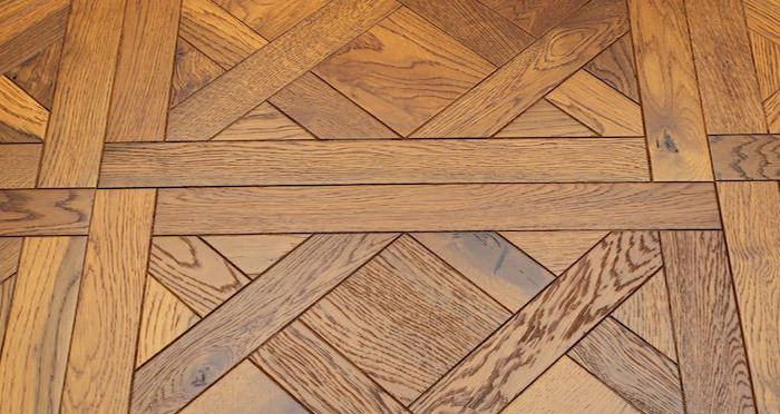 Montpellier Golden Smoked Oak Brushed & Oiled Versailles Tile Engineered Wood Flooring - Descriptive 5