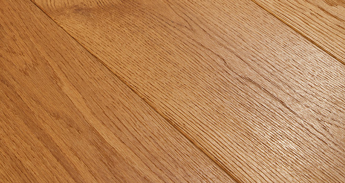 Farmhouse Antique Golden Oak Brushed & Oiled Engineered Wood Flooring - Descriptive 1