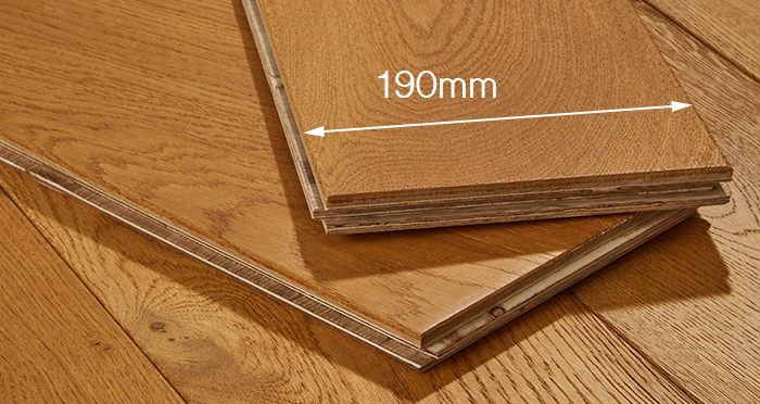 Farmhouse Antique Golden Oak Brushed & Oiled Engineered Wood Flooring - Descriptive 3