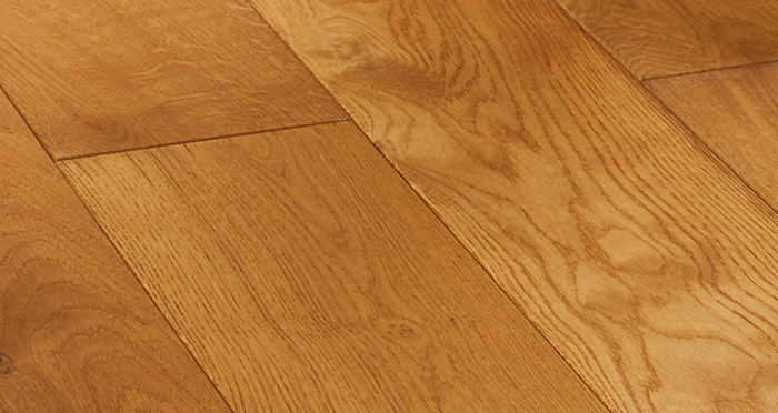 Farmhouse Antique Golden Oak Brushed & Oiled Engineered Wood Flooring - Descriptive 4