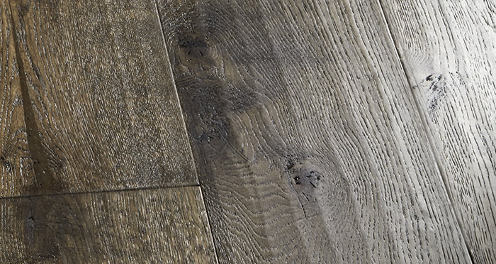 Smoked Old French Oak 240mm Lacquered Engineered Wood Flooring - Descriptive 2