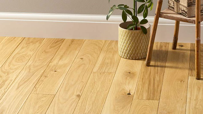 Solid wood flooring